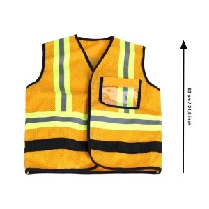 Set de Joaca pentru Constructie Theo Klein 3224 cu Vesta, Casca, Manusi si Ochelari - Img 4