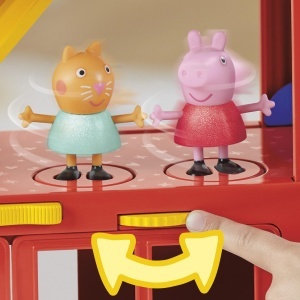Set de Joaca Peppa Pig Autobuz de Petrecere 2-in-1, 3 Figurine, 13 Accesorii - Img 6