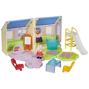 Set de Joaca Peppa Pig cu Spatiu de Joaca si Figurina, Accesorii Creative, pentru Copii de la 3 Ani