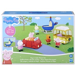 Set de Joaca Peppa Pig F94235L1 cu 3 Vehicule si 5 Figurine pentru Copii - Img 2