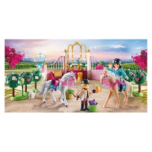 Set de Joaca PLAYMOBIL 70450 - Lectie de Ecvestrie cu Printesa, 185 piese - Img 2