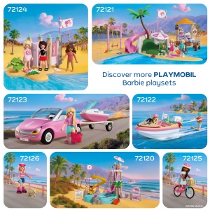 Set de joaca PLAYMOBIL Barbie Malibu cu papusa si catelus, role si sneakers - Img 5