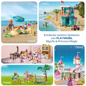 Set de Joaca PLAYMOBIL cu Printesa si Plaja, 2 Oua Surpriza, Figurine si Accesorii - Img 5
