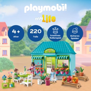 Set de joaca PLAYMOBIL Magazin de flori 71807 pentru copii de la 4 ani - Img 3