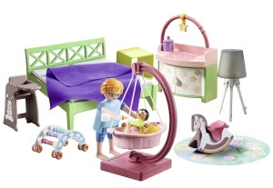 Set de joaca PLAYMOBIL MyLife 71609 - Dormitor cu spatiu pentru bebelusi, 50 piese - Img 6