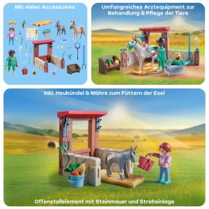 Set de Joaca PLAYMOBIL - Veterinar pentru Esei, pentru Copii de la 4 Ani, 71471 - Img 4