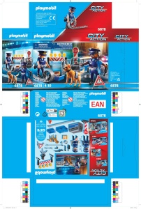Set de Joaca Politie PLAYMOBIL - Straensperre cu 2 Figurine si Accesorii, 48 piese - Img 10