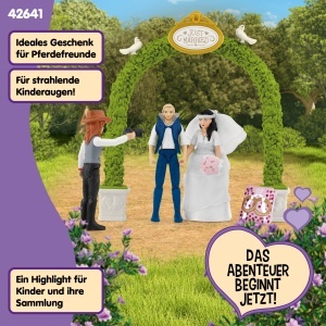 Set de Joaca Schleich - Caleasca de Nunta cu 106 Piese, pentru Copii de la 5 Ani - Img 6