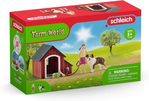 Set de Joaca Schleich - Casa pentru Caini cu Figurine, 11 Piese, pentru Copii de la 3 Ani - Img 9