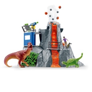 Set de Joaca Schleich Dinosauri - Expeditia Mare a Vulcanului, 60 piese, pentru copii de la 3 ani - Img 4