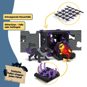 Set de Joaca Schleich ELDRADOR Battle CAVE Arena Lava vs. Schatten, 71 Piese - Img 4
