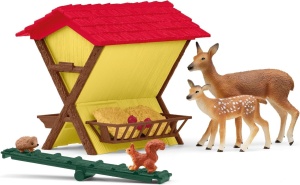 Set de Joaca Schleich Farm World - Futterung der Waldtiere, 39 Piese, pentru Copii de la 3 Ani - Img 7