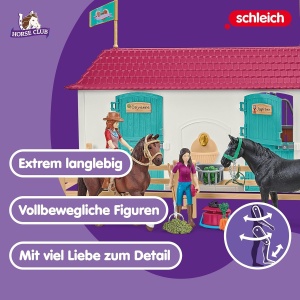 Set de Joaca Schleich Horse Club Ferma Lacului 192 Piese - Img 3