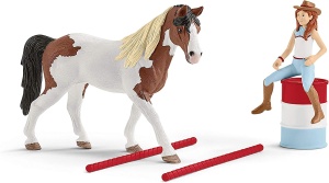 Set de Joaca Schleich Horse Club Hannah cu 13 Piese, Include Cal si Accesorii - Img 5