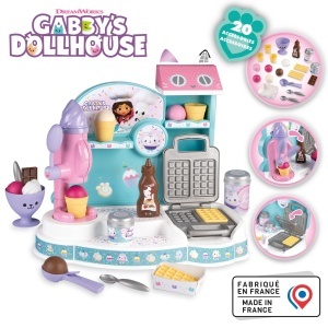 Set de joaca Smoby Gabbys Dollhouse, Eisdiele, cu accesorii, pentru copii 3 ani - Img 2