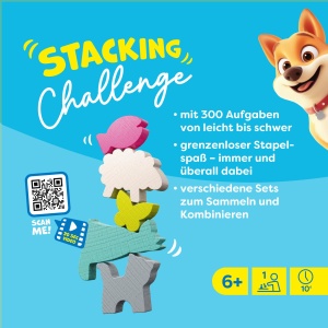 Set de Joc HABA Stacking Challenge 3 in 1 - Vehicule, Unicorni si Animale, 900 Niveluri - Img 2