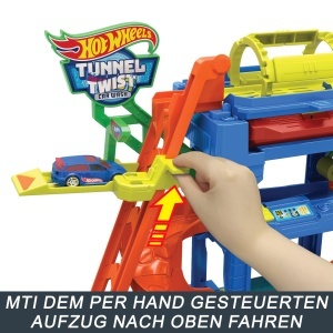 Set de joc Hot Wheels City - Tunel de spalare cu schimbare de culoare, 1 masinuta 164 - Img 3