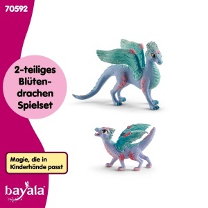 Set de Joc Schleich BAYALA Blutendrache si Babydrache 70592 2 piese, culori vibrante - Img 5