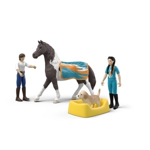 Set de joc Voltigier Kim de la schleich 19 piese pentru copii de la 5 ani - Img 3