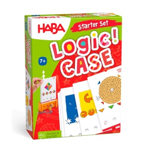 Set de Jocuri Logice HABA Logic CASE Starter Set 77 Riddles pentru copii 7 ani