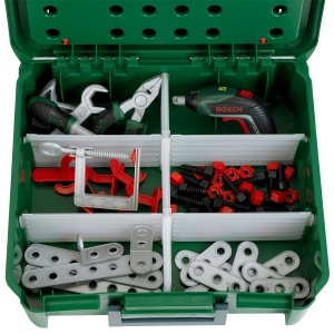 Set de lucru pentru copii Theo Klein Bosch Werkbankkoffer, cu unelte si accesorii, 36 x 38,5 x 43 cm - Img 7