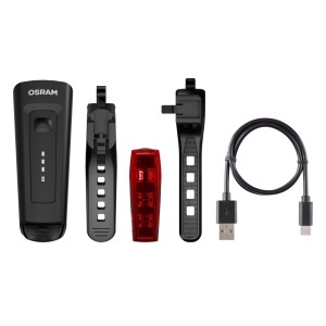 Set de lumini LED pentru bicicleta OSRAM LEDsBIKE Race 50, 50 Lux, reincarcabil, 3 niveluri de intensitate - Img 7