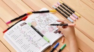 Set de Markere BIC Intensity 18 Piese - 6 Marker Dual Tip, 6 Fineliner Colour Change, 6 Pastel - Img 2