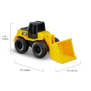 Set de Masini de Constructie CAT Little Machines - 5 Mini Vehicule cu Partii Mobile - Img 9