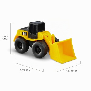 Set de Masini de Constructie CAT Little Machines cu 5 Vehicule Mini, 7.5 cm - Img 9