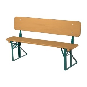 Set de mobilier pentru copii - roba - 3 piese - 2 banci 1 masa - FSC, verdenatural - Img 4