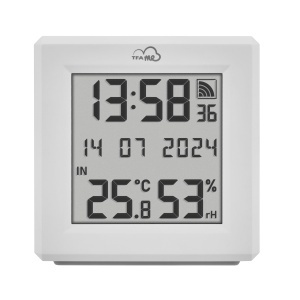 Set de monitorizare a temperaturii si umiditatii TFA Dostmann 35.8113, 3 senzori, alb - Img 3