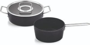Set de oale aluminiu Fissler Adamant, 2 piese, antiaderente, inductie
