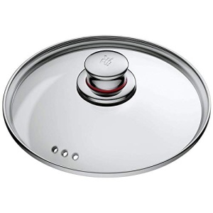 Set de oale cu inductie de calitate WMF 5 bucati, set de oale de gatit cu capac de sticla, otel inoxidabil Cromargan lustruit, set de oale cu inductie neacoperite, deschidere cu abur - Img 10