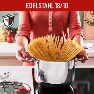 Set de Oale Lagostina Sfiziosa, 9 piese, inox, design elegant - Img 3