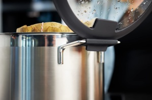 Set de Oale si Tigai ROSLE Silence Pro 6 piese, Inox, ArgintiuNegru - Img 3