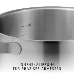 Set de Oale WMF Comfort Line 5 piese, Cromargan inox, cu capac din sticla, inductie - Img 2