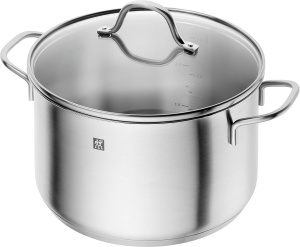 Set de Oale ZWILLING Flow 5 piese, inox, inductie, cu capac din sticla - Img 4