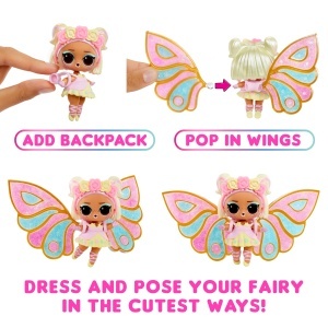 Set de Papusi L.O.L. Surprise Fairy Tots - Inclus 1 Papusa, 8 Stiluri, Culoare Roz - Img 5