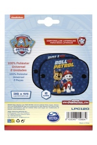 Set de parasolare auto Paw Patrol cu Chase si Marshall, 2 bucati, microperforate, albastre - Img 4