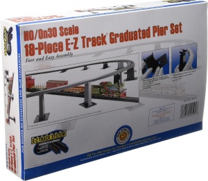 Set de Piese Pier Graduat Bachmann E-Z Track pentru Scale HO si On30 - Img 5