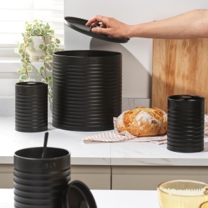 Set de recipiente pentru bucatarie Russell Hobbs RH03270EU7, 4 piese, otel, negru - Img 5
