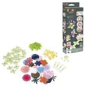 Set de refacere Smoby pentru creatii florale 98 accesorii pentru copii de la 5 ani