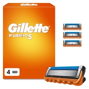 Set de Rezerve pentru Rasier Gillette Fusion5, 5 Lame, Gleitgel, 4 Bucati