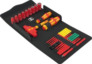 Set de scule Wera Kraftform Kompakt VDE 24, 25 piese, izolare 10.000V