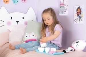 Set de Servire pentru Ceai Gabbys Dollhouse Smoby - 8 Piese, Plastic, pentru Copii de la 3 Ani - Img 5