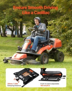 Set de Suspensie pentru Scaun VEVOR JZ-7HG, 150 mm Reglabil, Compatibil cu Rasenmayer si Gabelstapler - Img 2