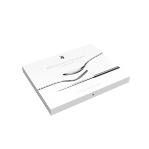 Set de Tacamuri WMF Silk pentru 12 Persoane, 60 Piese, Cromargan Inoxidabil, Matt - Img 11