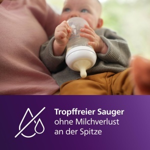 Set de tetine Philips Avent Natural Response SCY96003 3 niveluri de flux anti-colici design anti-picurare - Img 7
