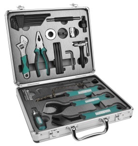 Set de unelte bicicleta Bruder Mannesmann M00650 33 piese cu geanta de transport - Img 2