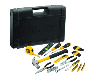 Set de unelte Stanley STMT0-94248, 65 piese, finisaj cromat, cuter, surubelnita, ciocan - Img 3